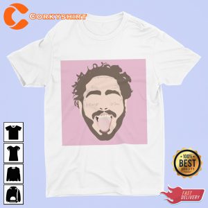 Post Malone T Shirt 90s Rap Tee