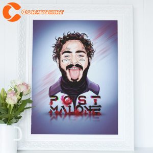 Post Malone Tour 2023 Pop Music Poster