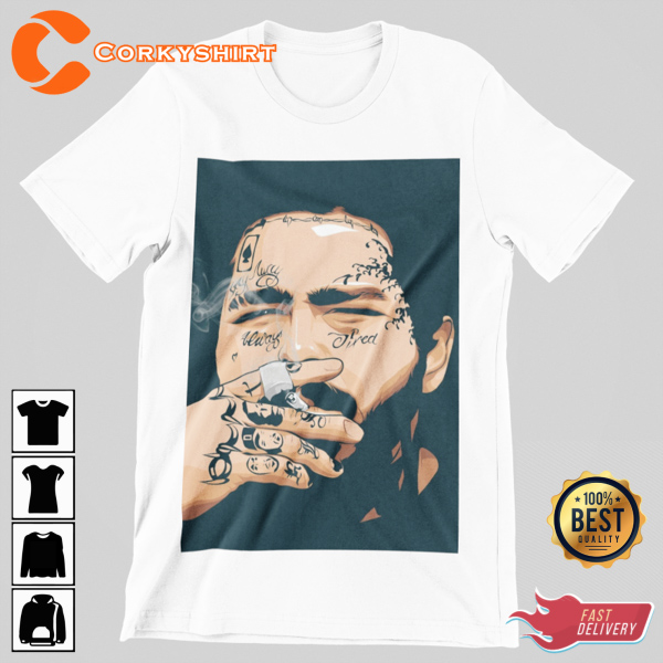 Posty Tee Shirt Post Malone Tee