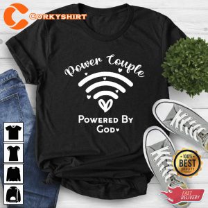Power Couple T-Shirts His and Her Valentines Day Shirt