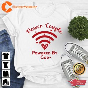 Power Couple T-Shirts His and Her Valentines Day Shirt