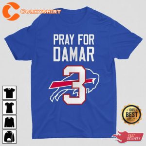 Pray For Damar Love For 3 Hamlin Shirt