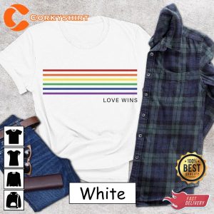 Pride LGBTQ Lesbian Gay Pride You Belong Trans Ally Equal Shirt