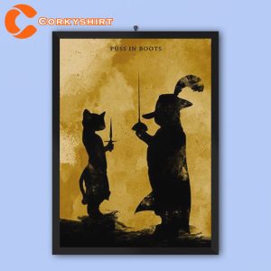 Puss In Boots Last The Wish Wall Art Home Decor Poster