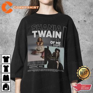 Queen Of Me Tour Vintage Shania Twain Tour 2023 T-Shirt