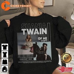 Queen Of Me Tour Vintage Shania Twain Tour 2023 T-Shirt