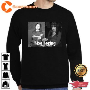 RIP Lisa Loring The Original Wednesday 1960 2023 Thank You For The Memories T-Shirt