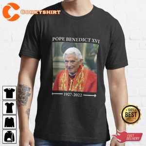 RIP Pope Benedict XVI Emeritus Benedict Catholic Church Memorial T-Shirt