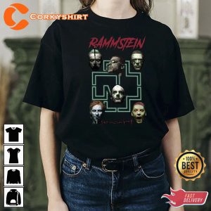 Rammstein Sehnsucht World Tour Stadium Tour 2023 Zeit Rammstein Shirt