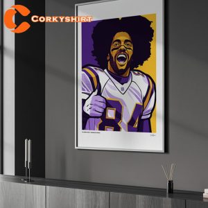 Randy Moss Minnesota Vikings Football Instant Poster Print