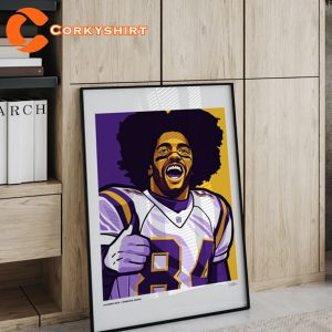 Randy Moss Minnesota Vikings Football Instant Poster Print