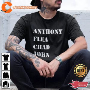Red Hot Chili Peppers Anthony Kiedis Flea John Frusciante Chad Smith Shirt
