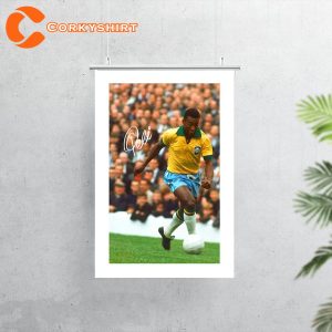 Remembering Pelé Brazil Soccer Wall Art
