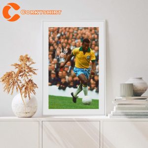 Remembering Pelé Brazil Soccer Wall Art