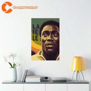 Remembering Pelé Legend in our memory Graphic Poster