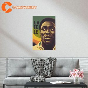 Remembering Pelé Legend in our memory Graphic Poster