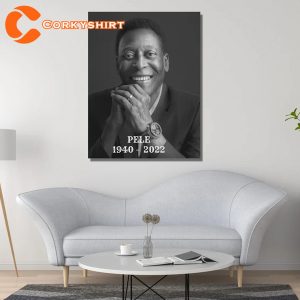 Remembering Pele Legends Never Die Soccer Poster