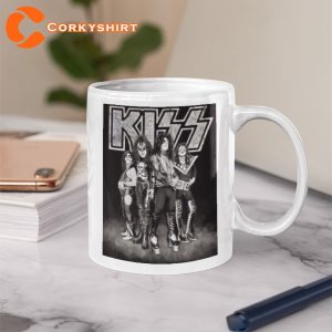 Retro 90s KISS Band Member Gift for Fans Coffee Mug