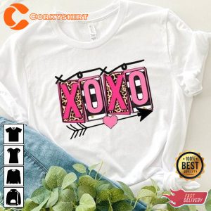 Retro 90s Xoxo Valentines Day Love Vintage Unisex T-Shirt