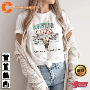 Retro 90s Zach Bryan Something in the Orange Retro Country Music Western Sweatshirt