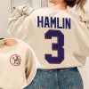 Retro Damar Hamlin Buffalo Bills 2 Sides Shirt