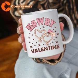 Retro Howdy Valentines Day Western Cowboy Xoxo Love Mug