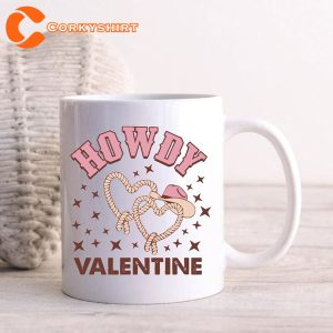 Retro Howdy Valentines Day Western Cowboy Xoxo Love Mug