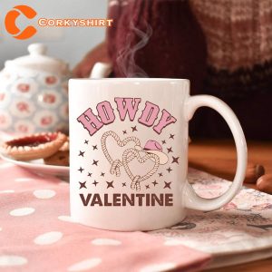 Retro Howdy Valentines Day Western Cowboy Xoxo Love Mug