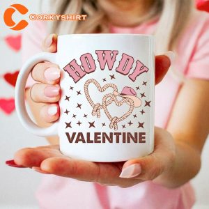 Retro Howdy Valentines Day Western Cowboy Xoxo Love Mug