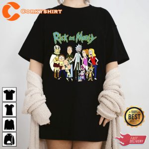 Rick And Morty Characters Shirt Design