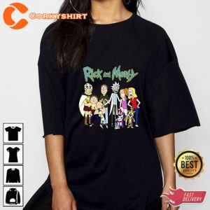 Rick-And-Morty-Characters-Shirt-Design