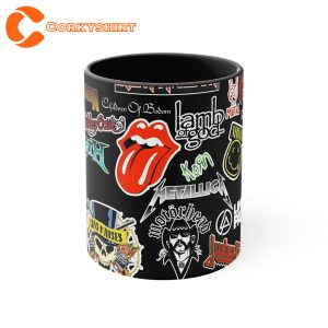 Rock n Roll Music Rock Bands Music Coffee Mug