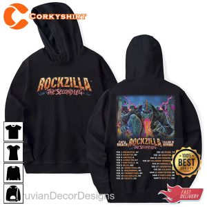 Rockzilla The Second Leg Tour 2023 Rockzilla 2023 Tour Gift For Fan T-Shirt