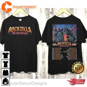 Rockzilla The Second Leg Tour 2023 Rockzilla 2023 Tour Gift For Fan T-Shirt