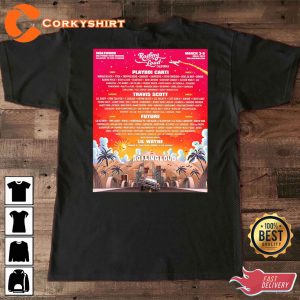 Rolling Loud California 2023 Music Festival Hollywood Park Ground T-Shirt