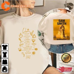 Sam Smith Gloria World Tour 2023 Sam Smith Fan Unholy T-Shirt Design
