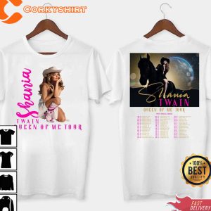 Shania Twain Queen Of Me Tour 2023 Gift for Fans T-Shirt