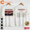 Shinedown The Revolutions Live Tour 2023 Three Days Grace T-Shirt