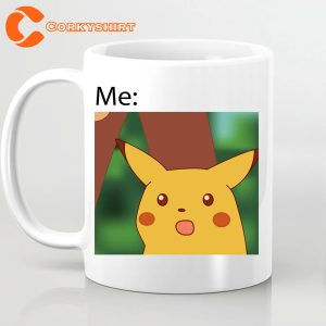 Shocked Meme Inspired Funny Suprised Mug