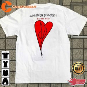 Siamese Dream Smash Pumpkin Logo Tour Graphic T-Shirt