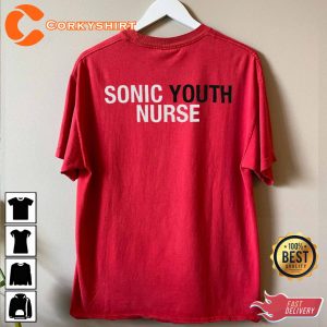 Sonic Youth Nurse Band Hip Hop Graphic Tee