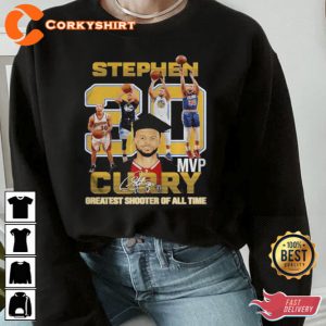 Stephen Curry 30 MVP Greatest Shooter Of All Time Signature Unisex T Shirt