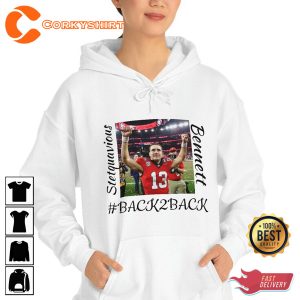 Stetson Bennett Back To Back Champs Hoodie Stetquavious Bennett Hoodie