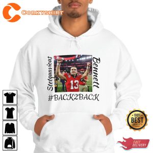 Stetson Bennett Back To Back Champs Hoodie Stetquavious Bennett Hoodie