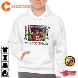 Stetson Bennett Back To Back Champs Hoodie Stetquavious Bennett Hoodie