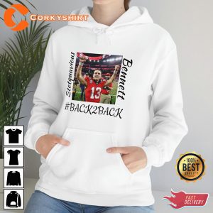 Stetson Bennett Back To Back Champs Hoodie Stetquavious Bennett Hoodie