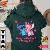 Stitch and Angel Disney Couple Valentines Lilo And Stitch Unisex Hoodie