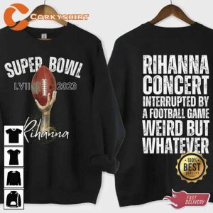 Super Bowl 2023 Rihanna Concert 2 Side Sweatshirt