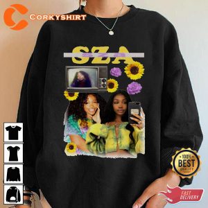 Sza Ctrl Vintage 90s Raptees Sza Hip Hop Rnb Sweatshirt