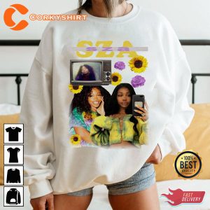 Sza Ctrl Vintage 90s Raptees Sza Hip Hop Rnb Sweatshirt